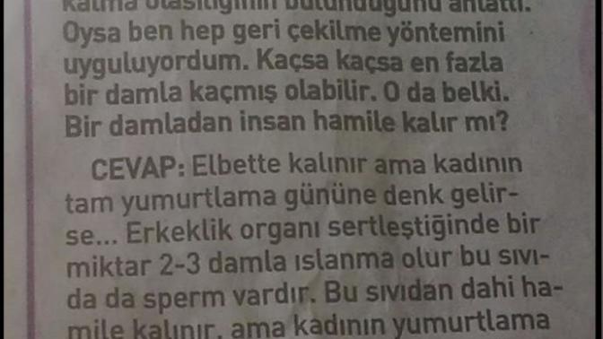 Geri çekme yöntemiyle hamile kalındığını biliyor muydunuz?