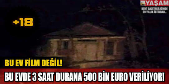 Bu evde bir gece kalırmısınız?