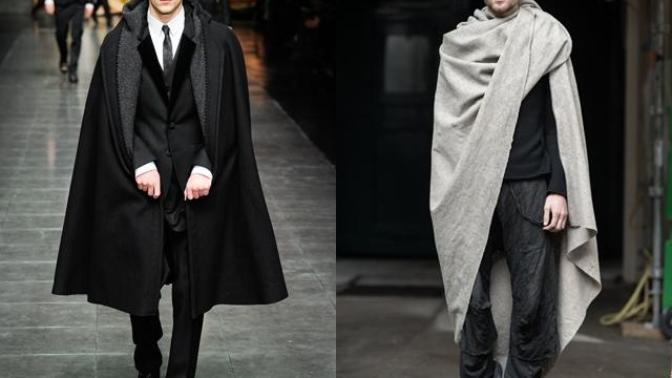 ''Pelerin'' erkekler için moda olmalı mıdır?