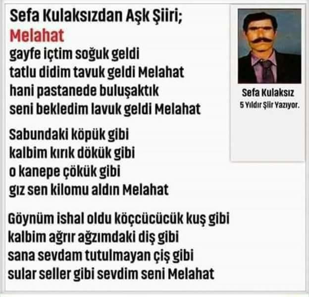 Hiç kimse size şiir yazdımı? 