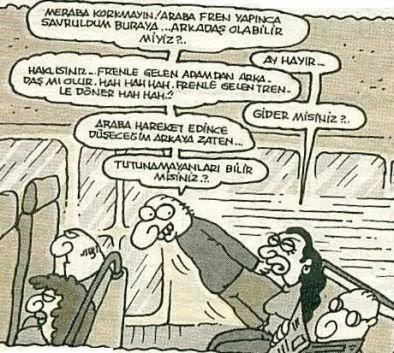 Otobüslerde "arka boşluğu" gören şoförler ilahi bir güçle donatılmış olabilir mi?