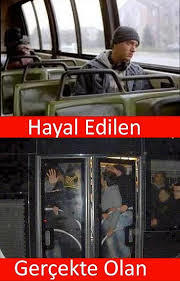 Otobüslerde "arka boşluğu" gören şoförler ilahi bir güçle donatılmış olabilir mi?
