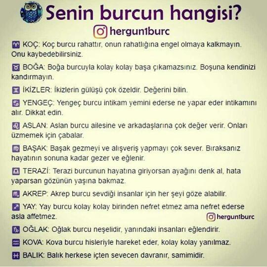 Burçlara inanır mısınız? Burçlar hakkında ki fikirleriniz nelerdir??