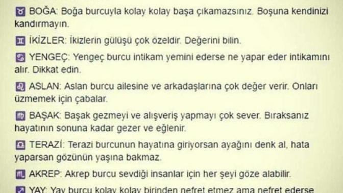 Burçlara inanır mısınız? Burçlar hakkında ki fikirleriniz nelerdir?