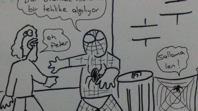 Karikatür sever misiniz ben yaptım nasıl olmuş?