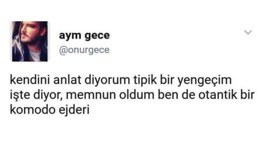 Kendini anlat diyen kişilere ne cevap veriyorsunuz?