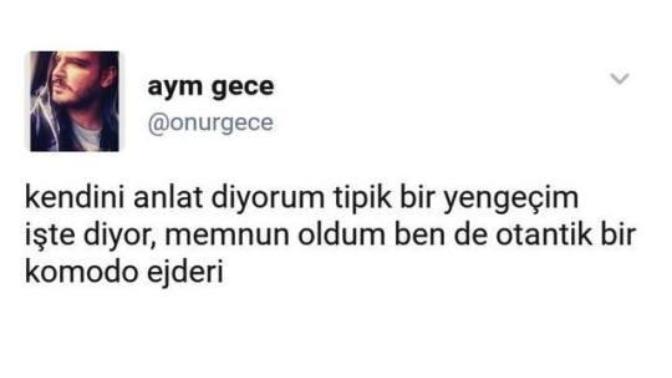 Kendini anlat diyen kişilere ne cevap veriyorsunuz?