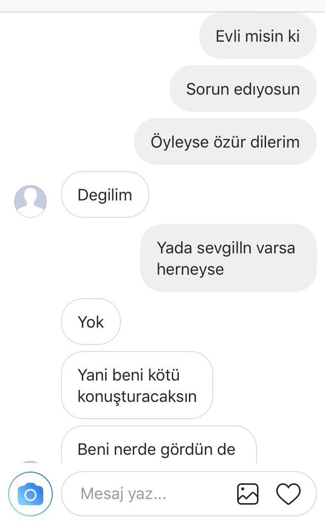 Beni istemeye gelen Ada'ma fake adresten yazdım ?