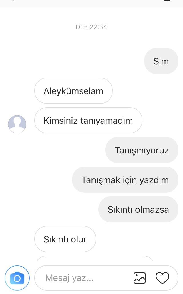 Beni istemeye gelen Ada'ma fake adresten yazdım ?