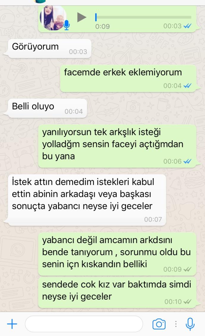 3 gündür netten  bir  çocukla konuşuyorum sizce napmaya çalışıyor?