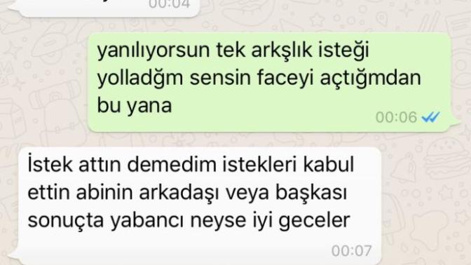 3 gündür netten  bir  çocukla konuşuyorum sizce napmaya çalışıyor?