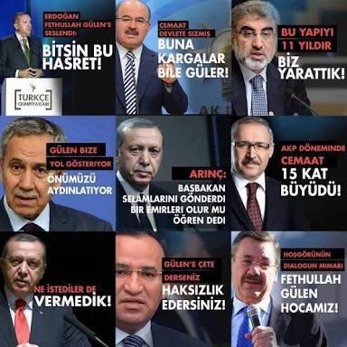 15 Temmuz ihanetini unutmayalım. Peki FETÖ'ye övgüler yağdırıp ne istedilerse verenleri unutalım mı?