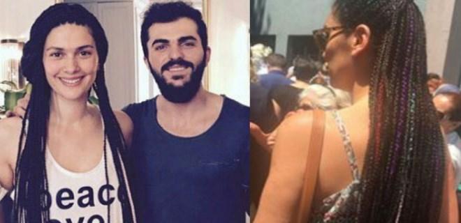 Seksi fiziği ve Afrika örgüsü saçları ile büyüledi! Son Trend Afrika örgüsüyle siz de bir değişiklik yapmak ister misiniz?