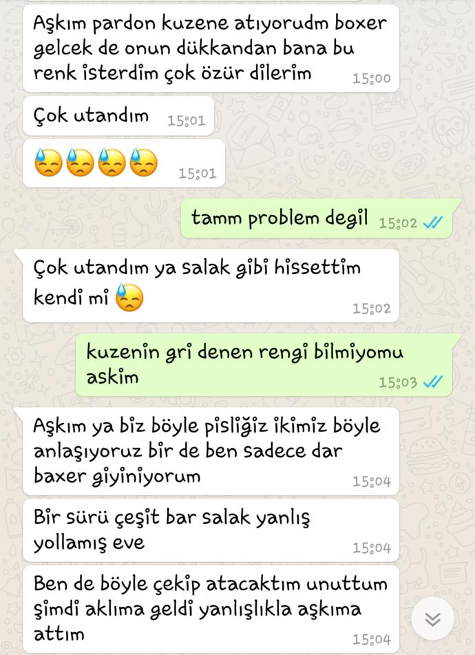 Sevgilim ve boxseri ?