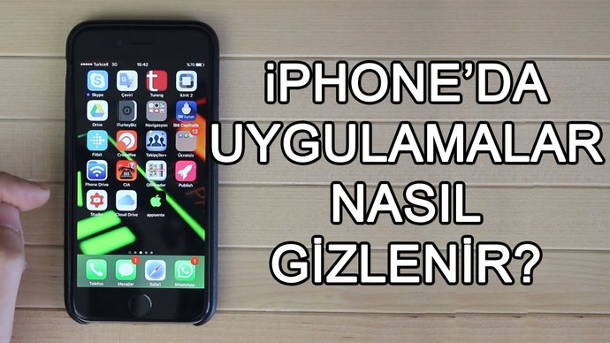 iPhone uygulama gizleme