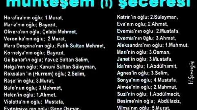 Osmanlı padişahlarının anneleri bile türk ve müslüman değilken nasıl ecdadımızdır diyebiliyorsunuz?