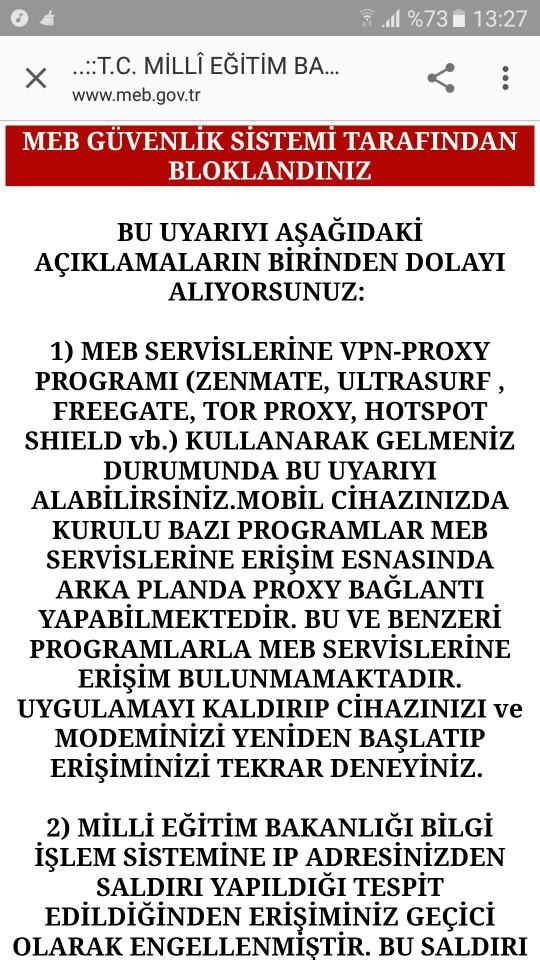 Neden Mebe giremiyorum ??
