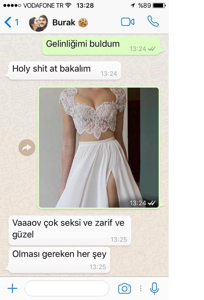 Müstakbel eşinizin giyeceği gelinliğe karışır mısınız?