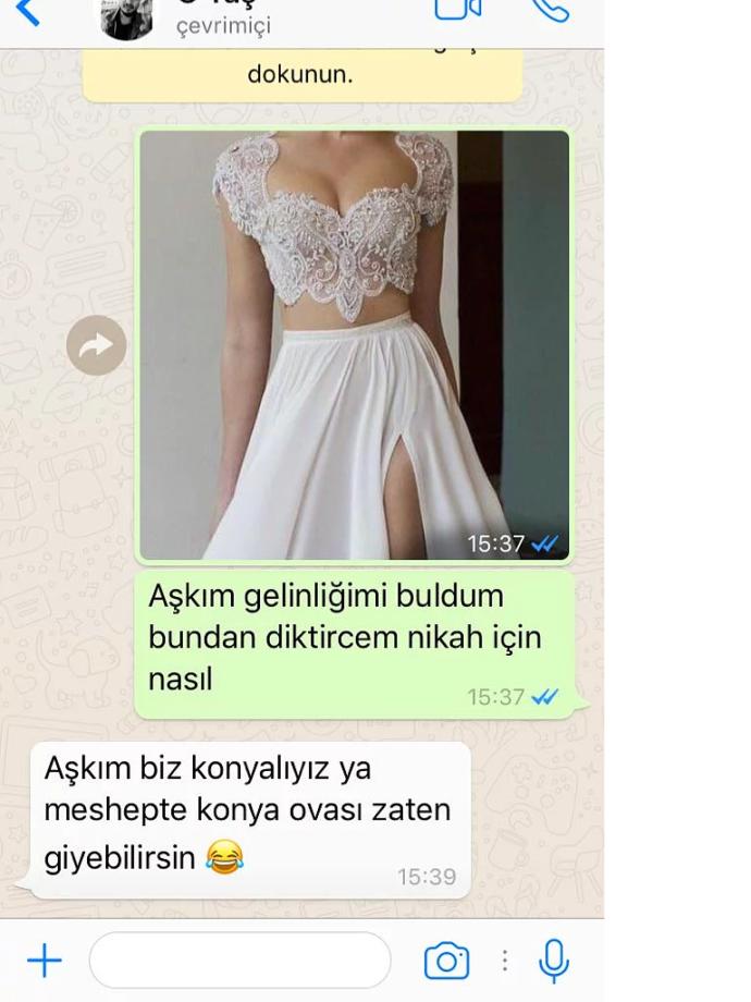 Müstakbel eşinizin giyeceği gelinliğe karışır mısınız?