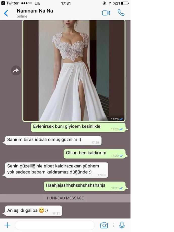 Müstakbel eşinizin giyeceği gelinliğe karışır mısınız?