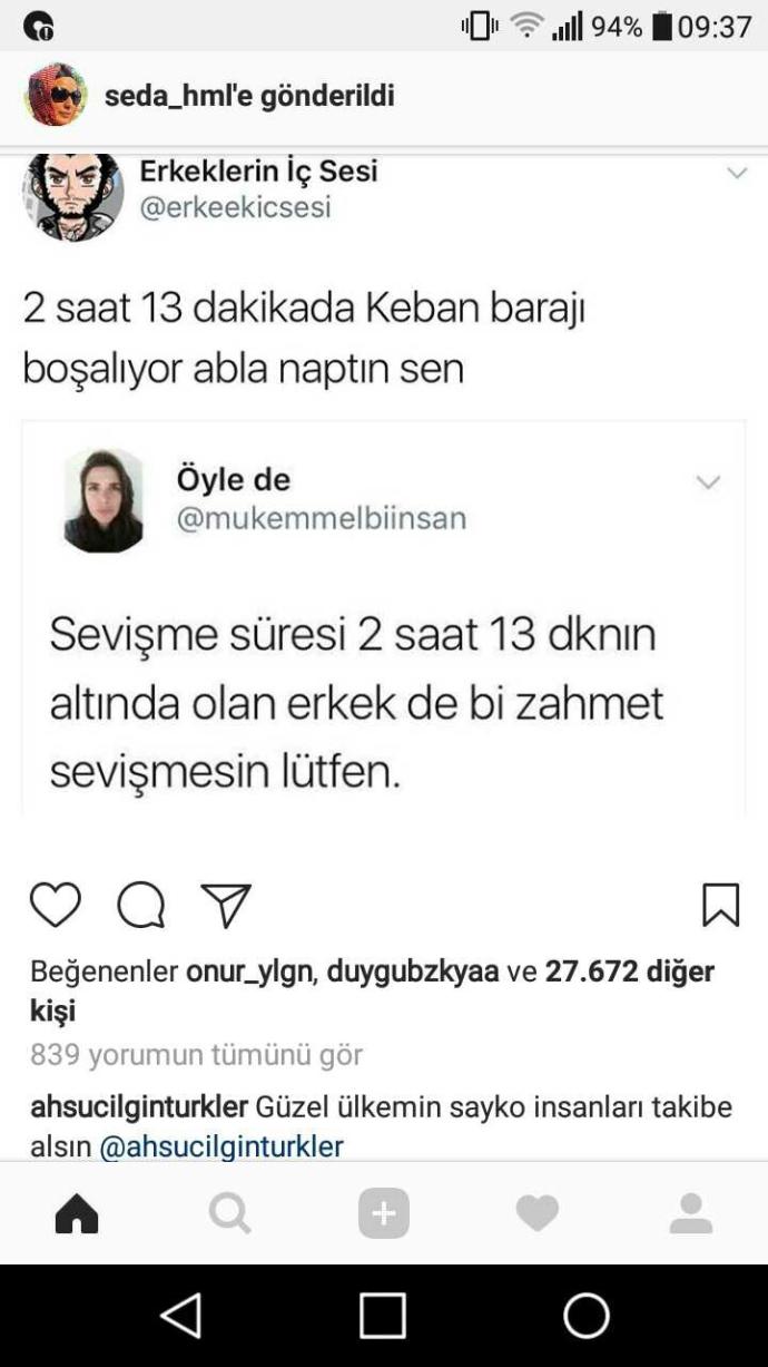 Boyle diyen kadinlar var mi ya gercekden de 😂 ama cevap efsane ??