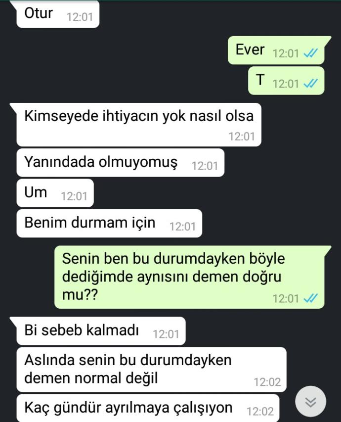 Annemi kaybettim sevgilimle de ayrıldım?