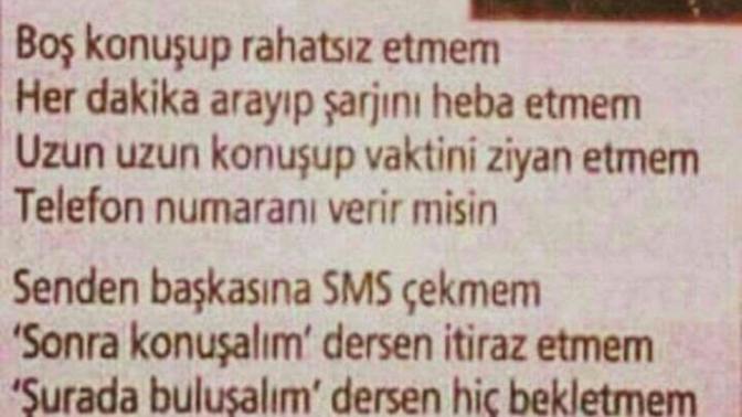 Karşı cinsten telefon numarası isteme yöntemleriniz neler?