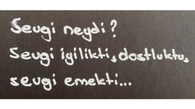 SİZE GÖRE SEVGİNİN TANIMI NEDİR 💕 ?