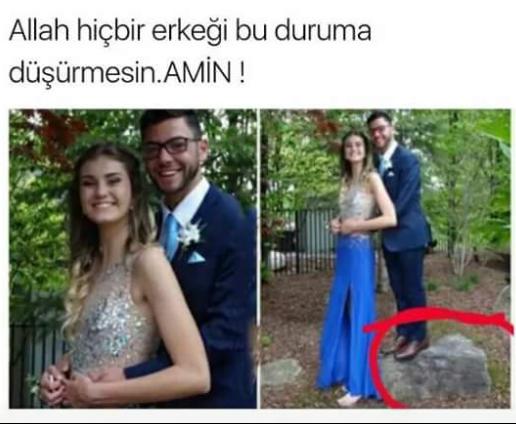 Kızlar sizden kısa bir beyle eş olur musunuz, beyler siz uzun boylu bir bayanla eş olmayı sorun eder misiniz?