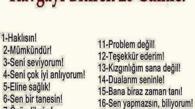 Evlilikte kavgayı bitiren 20 cümle sizce ne kadar doğru?