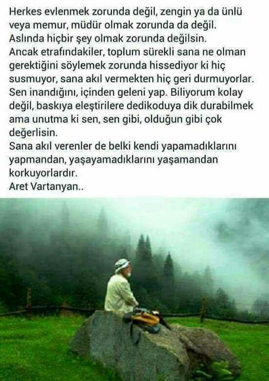 Herkes bir şey olmak zorunda mıdır??