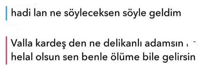 Gördüğünüz en saçma diyalog nedir😁?