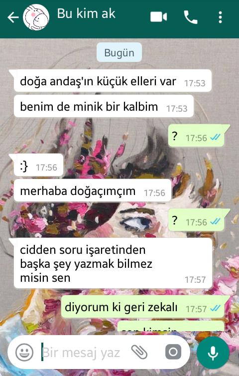 Tanımadığım biri bana saçma sapan mesajlar atıyor, amacı ne?