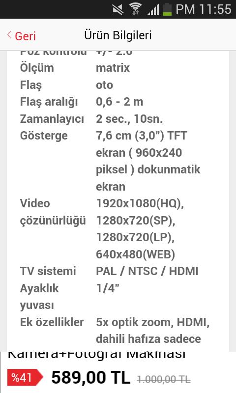 Youtube makyaj videosu için kamera alacağım sizce bu özellikler iyimi?