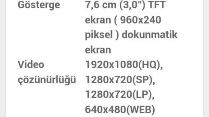 Youtube makyaj videosu için kamera alacağım sizce bu özellikler iyimi?