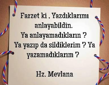 Yazıp yazıp gönderemediniz sözler var mı?