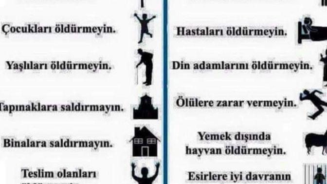 Hz. Muhammedin Savaş Kurallarını bilen var mı?