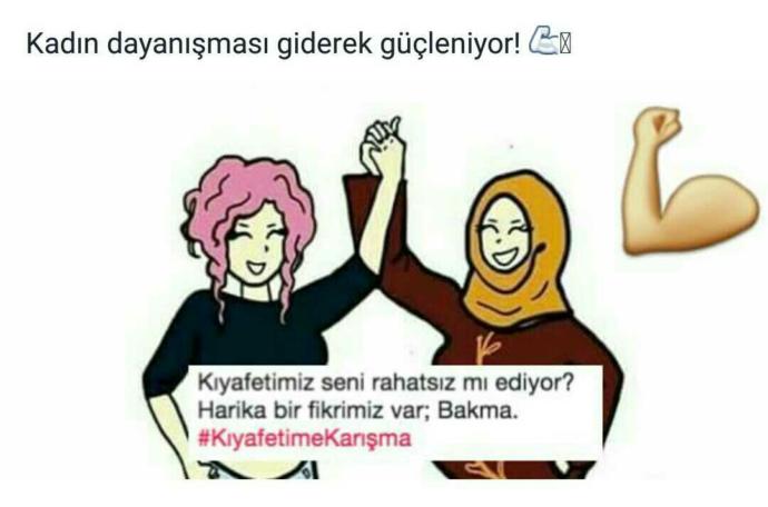 Son zamanlarda gördüğüm en güzel kadın dayanışma haraketi.?
