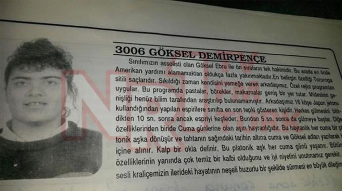 Şarkıcı Göksel'in lise fotoğrafı interneti salladı. Siz de böyle evrim geçirdiniz mi?
