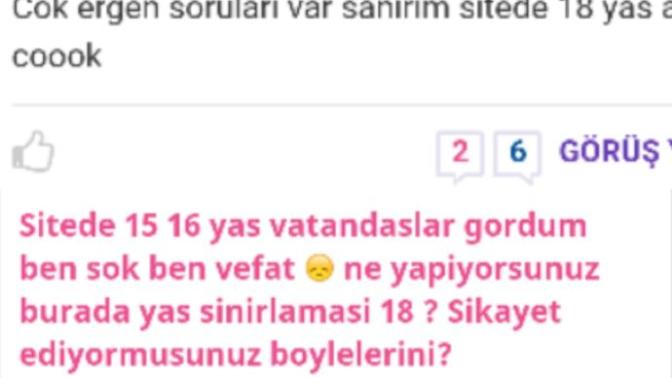 Siteyi burdaki ergenlerimize mi bırakalım? belki 15 yaşındaki çocuktan hayat dersi almayız.. Yoksa çözüm mü bulalım?