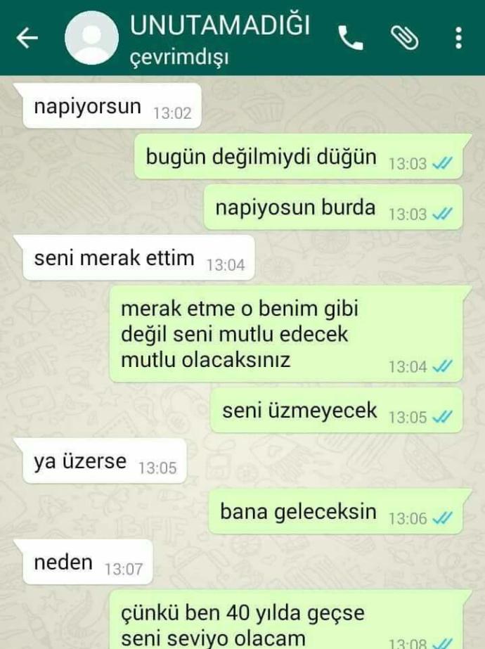Ne desem bilemedim?