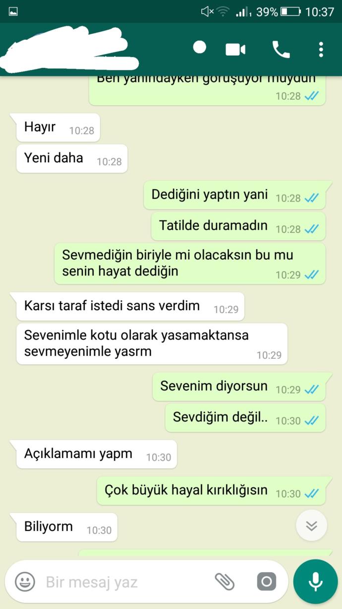 Yıkıldım dağıldım ahımı aldı?