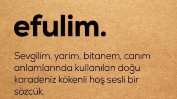 "Efulim" kelimesinin anlamını biliyor muydunuz?