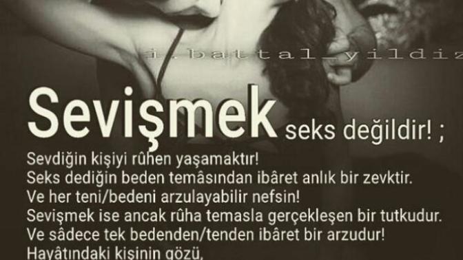 Sevişmek denen hadiseyi bilir misin? Bilinçli mi sevişirsin?