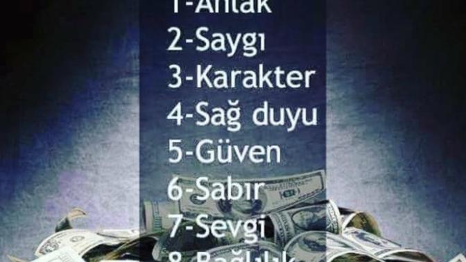 Paranın satın alamayacağı şey nedir?