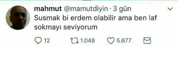 Susmak mı laf sokmak mı ??