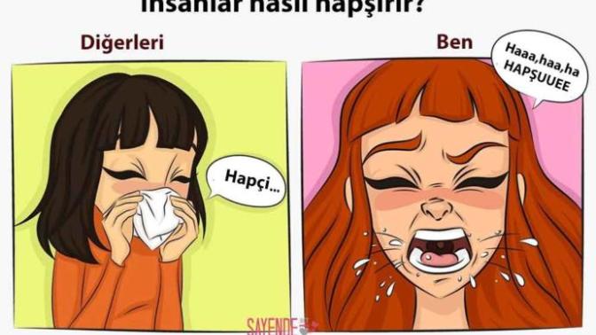 Hapşırmayı çok seviyorum. Siz de seviyor musunuz :D?
