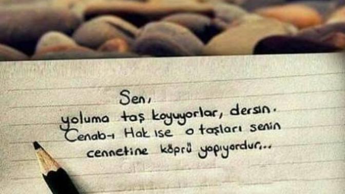 Hayallerinize, hedeflerinize ulaşabilmek için yürüdüğünüz o yolda, yolunuza taş koyan insanlar oldu mu hayatınızda?