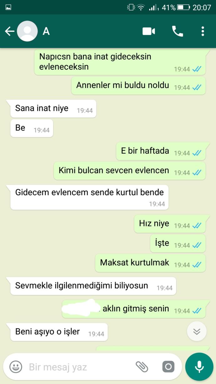 Bana inat mı evlenecek? Dayanamıyoruuum?