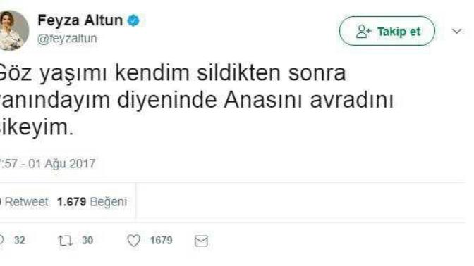 FEYZA ALTUN 2012 TWEETLERİ?
